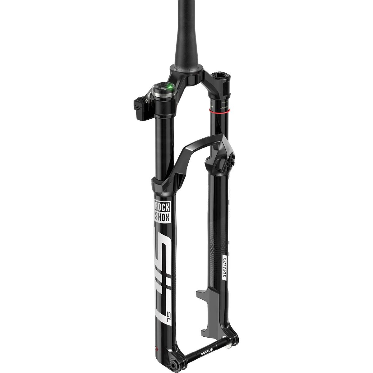 RockShox SID SL Ultimate Flight Attendant 29in Boost Fork Gloss Black, 3-Pos Crown Lock, USB-C, 100mm, 44mm Offset