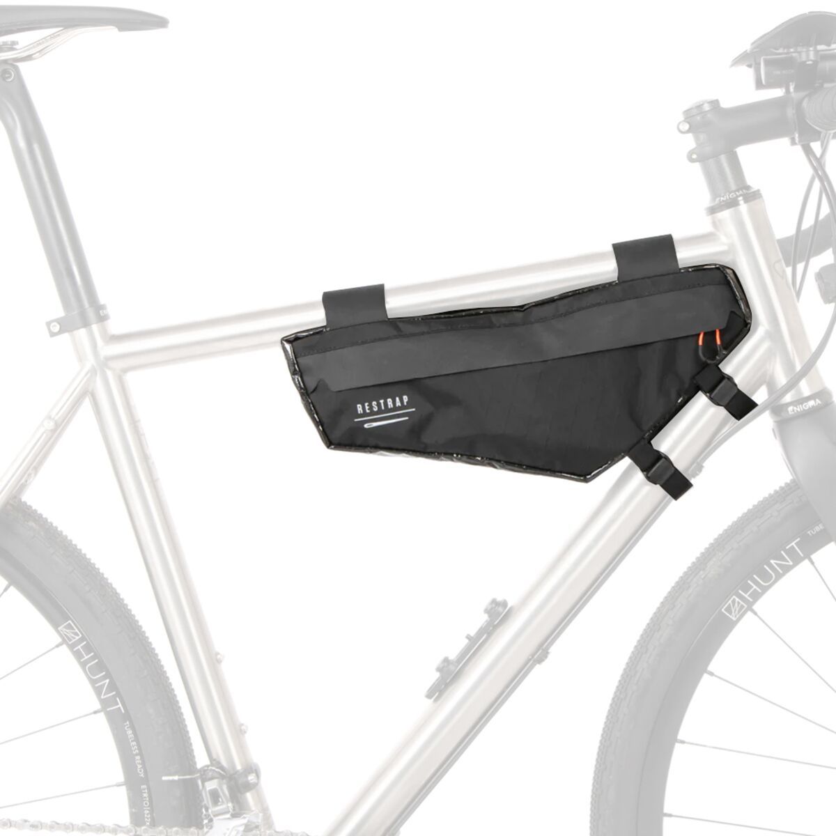 Restrap Race Frame Bag Black, Small (3L)