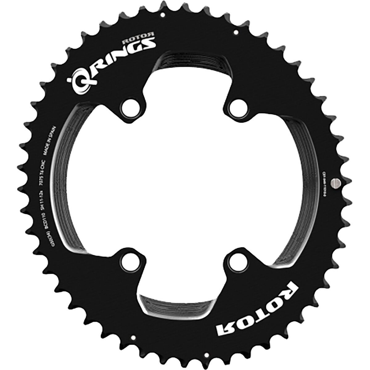 Rotor 110x4 Q RING Oval Chainring Outer, 53T