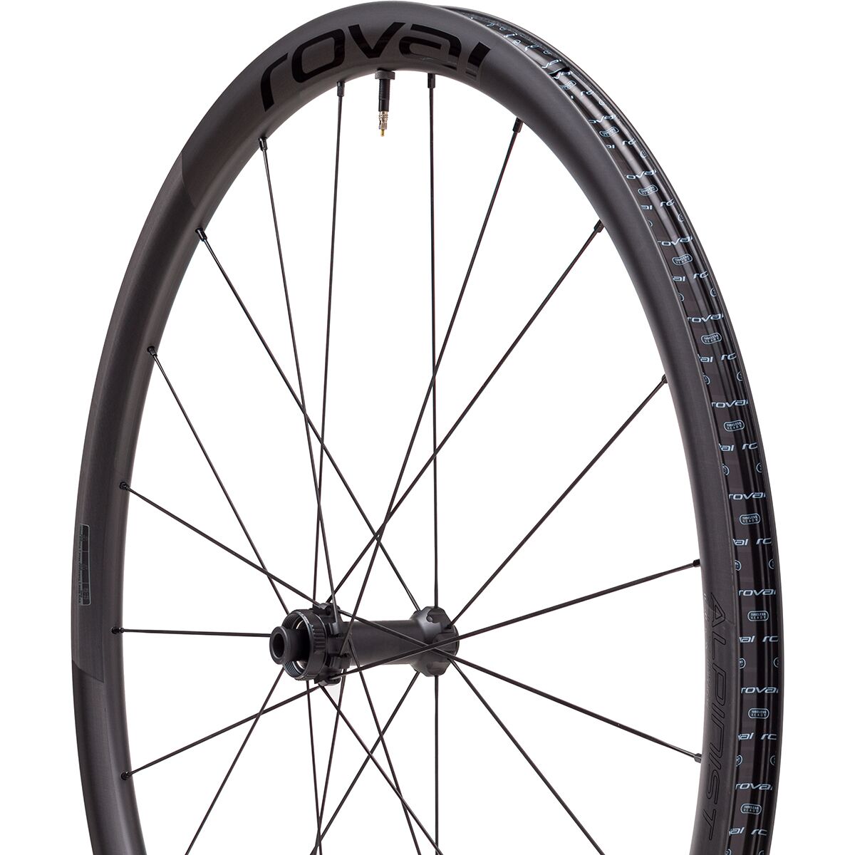 Roval Roval Alpinist CLX II Wheel Satin Carbon/Gloss Black, Front