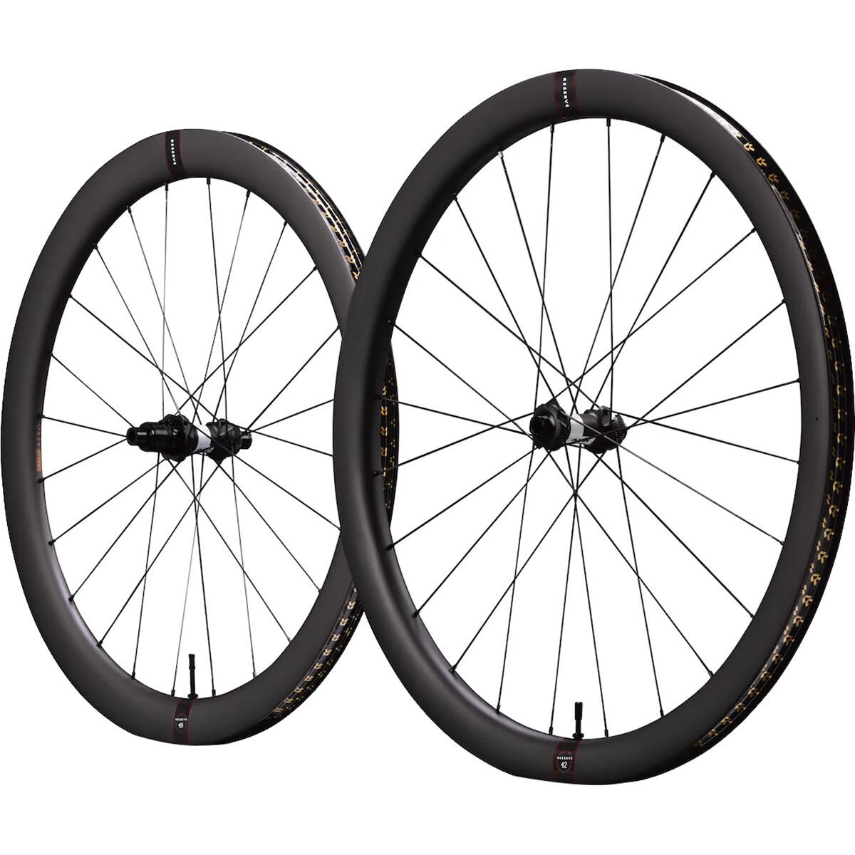 Reserve Reserve 42/49 TA DT 350 Carbon Wheelset Black, 12x100x12/142, XDR, Centerlock