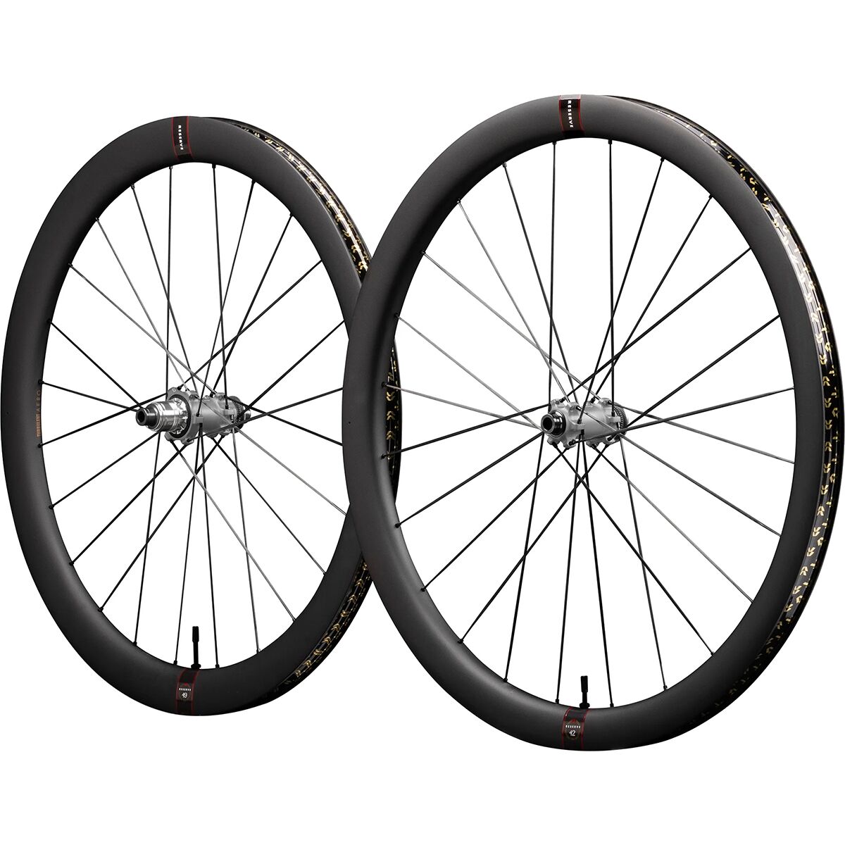 Reserve 42/49 TA SL Tune Carbon Wheelset Black, HG/XDr
