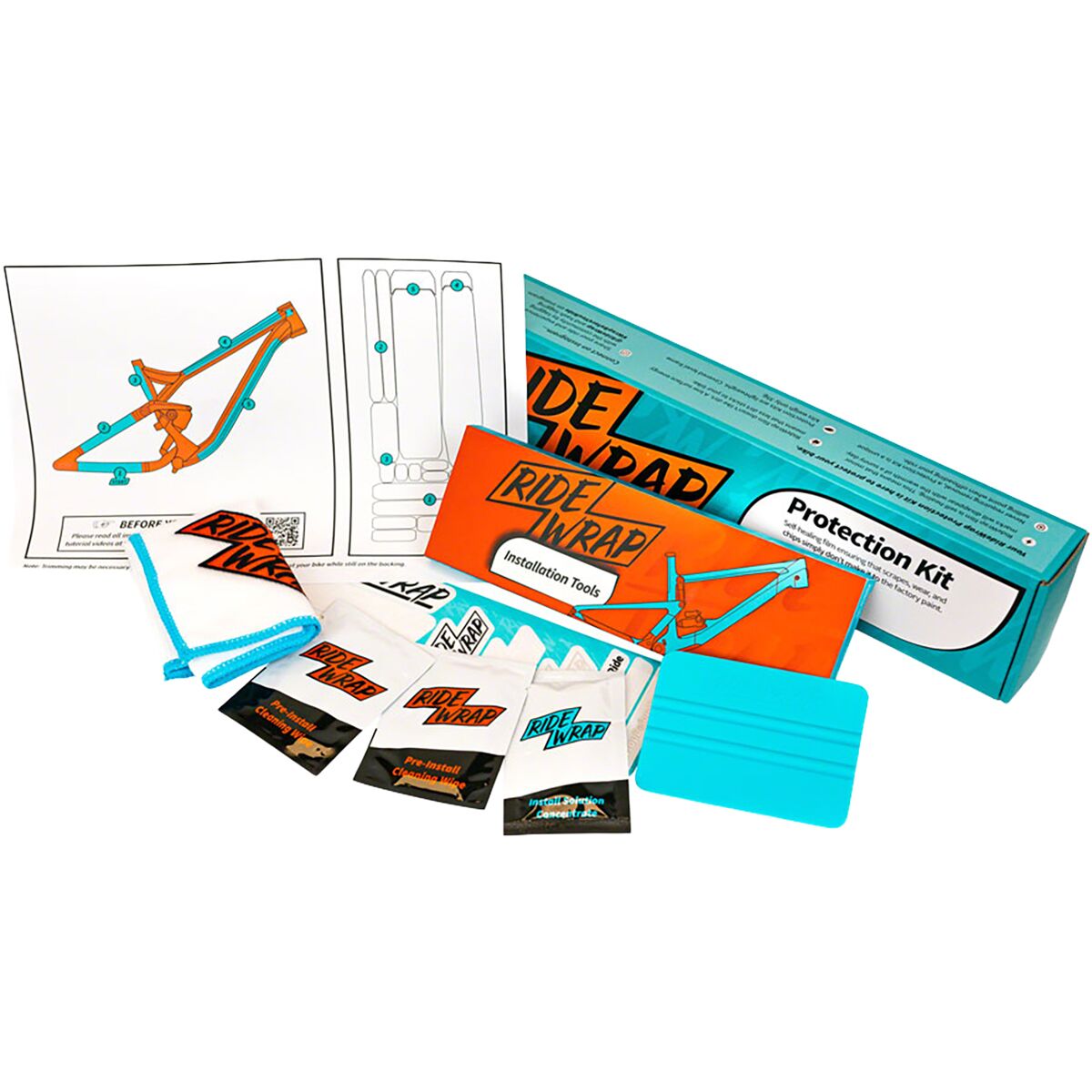 RideWrap Covered Fork Protection Kit Matte, Road/Gravel
