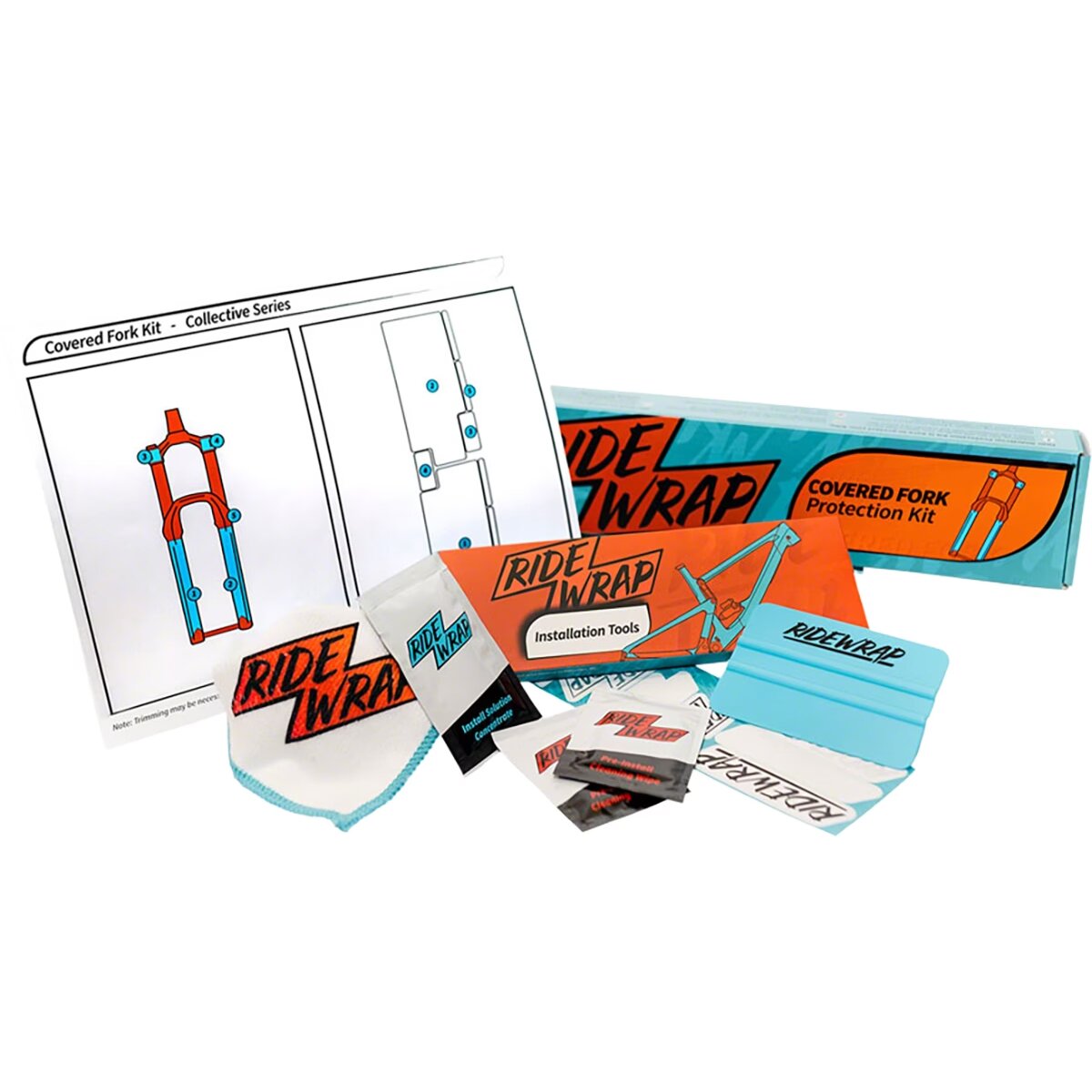 Ridewrap | Covered Fork Kit | Clear Matte | Mtb | Polyurethane