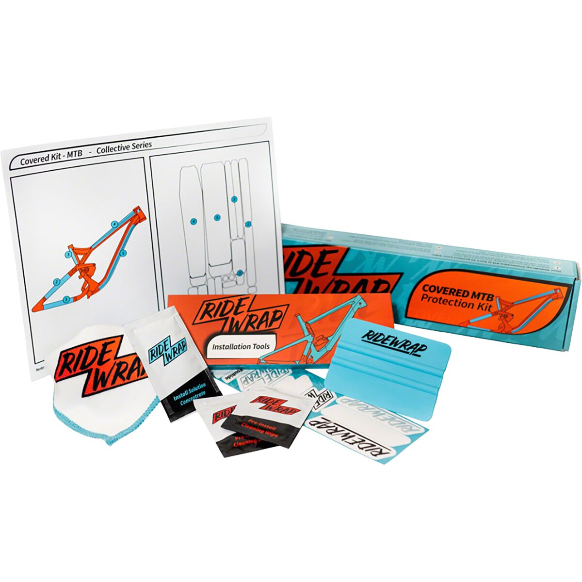 Ridewrap RideWrap Covered Frame Protection Kit Gloss, Steel Frame