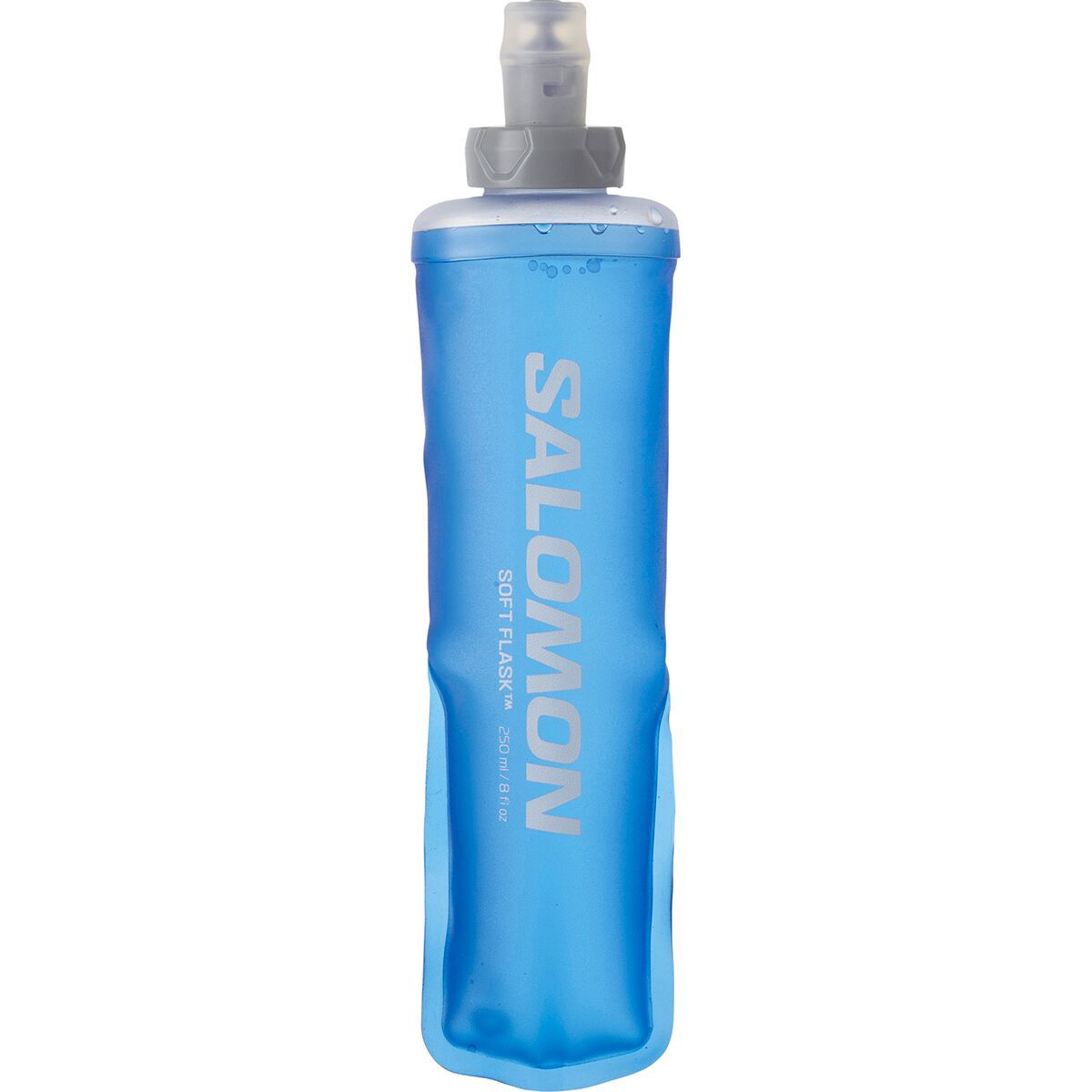 Salomon Salomon Soft Flask 250ml Water Bottle Clear Blue, 28mm Cap