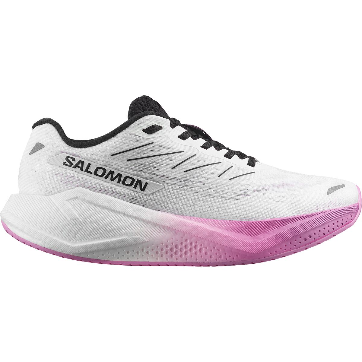 Salomon Salomon Aero Blaze 3 Running Shoe - Women's White/Black/Cyclamen, US 9.5/UK 8.0