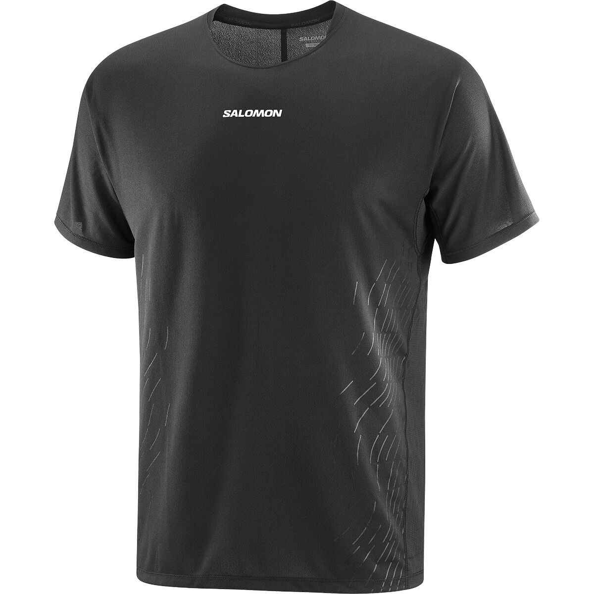 Salomon Salomon Sense Aero GFX T-Shirt - Men's Deep Black/Black Beauty, L