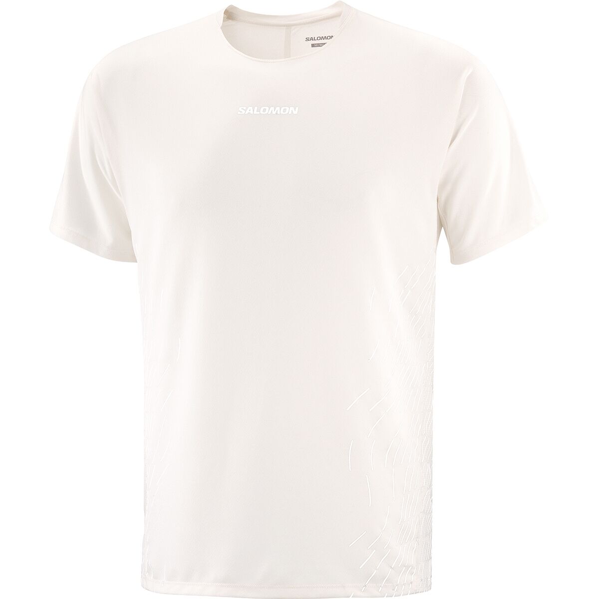 Salomon Salomon Sense Aero GFX T-Shirt - Men's Whisper White/Iron, L - $48.96 at Competitive Cyclist