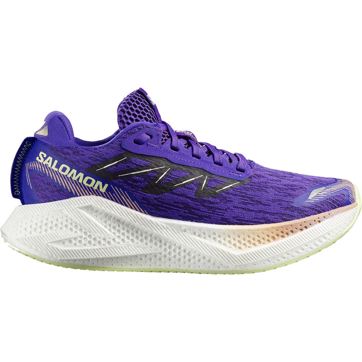 Salomon Salomon Aero Glide 4 Running Shoe - Women's Deep Blue/White/Butterfly, US 9.5/UK 8.0