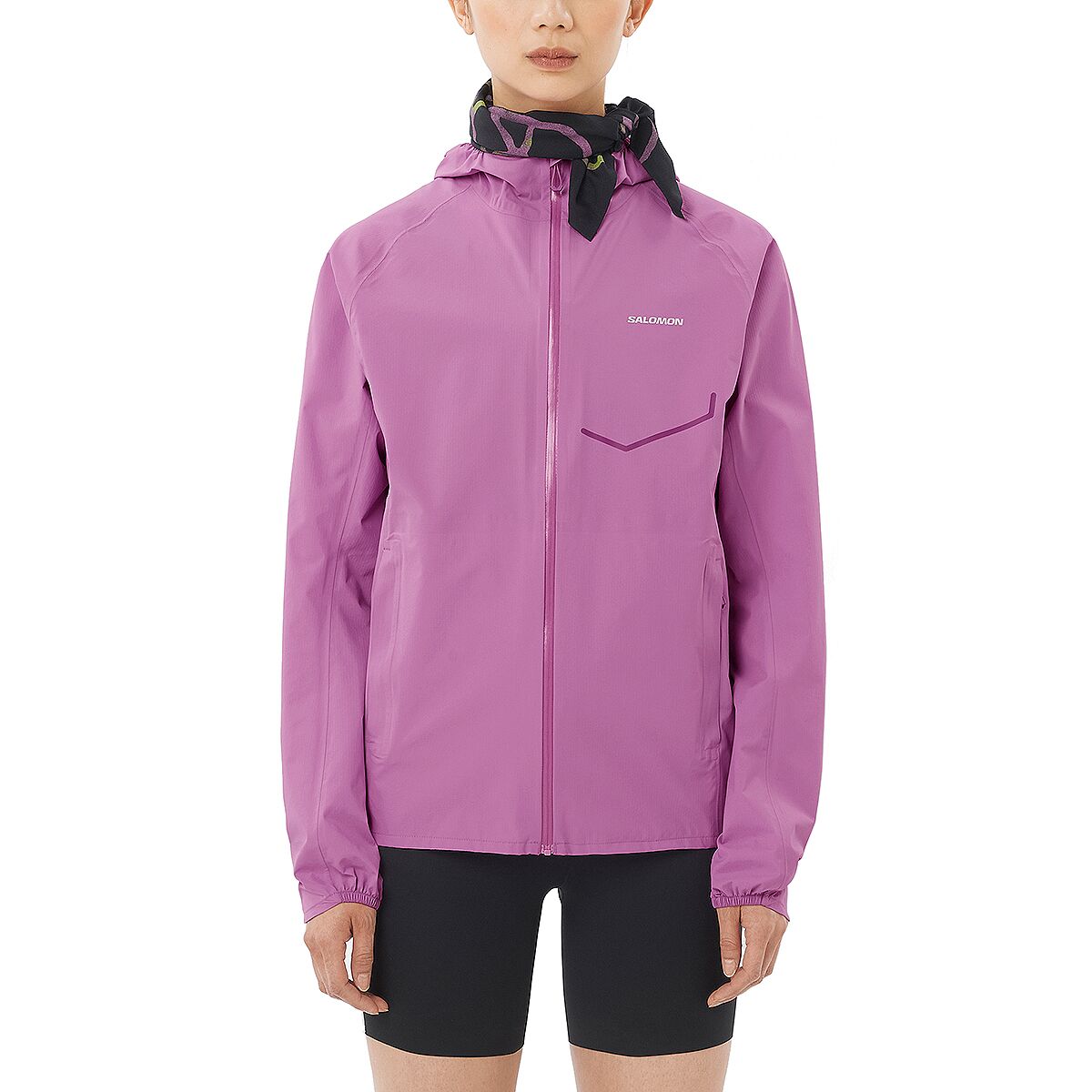 Salomon Salomon Bonatti Waterproof Jacket - Women's Iris Orchid, XL