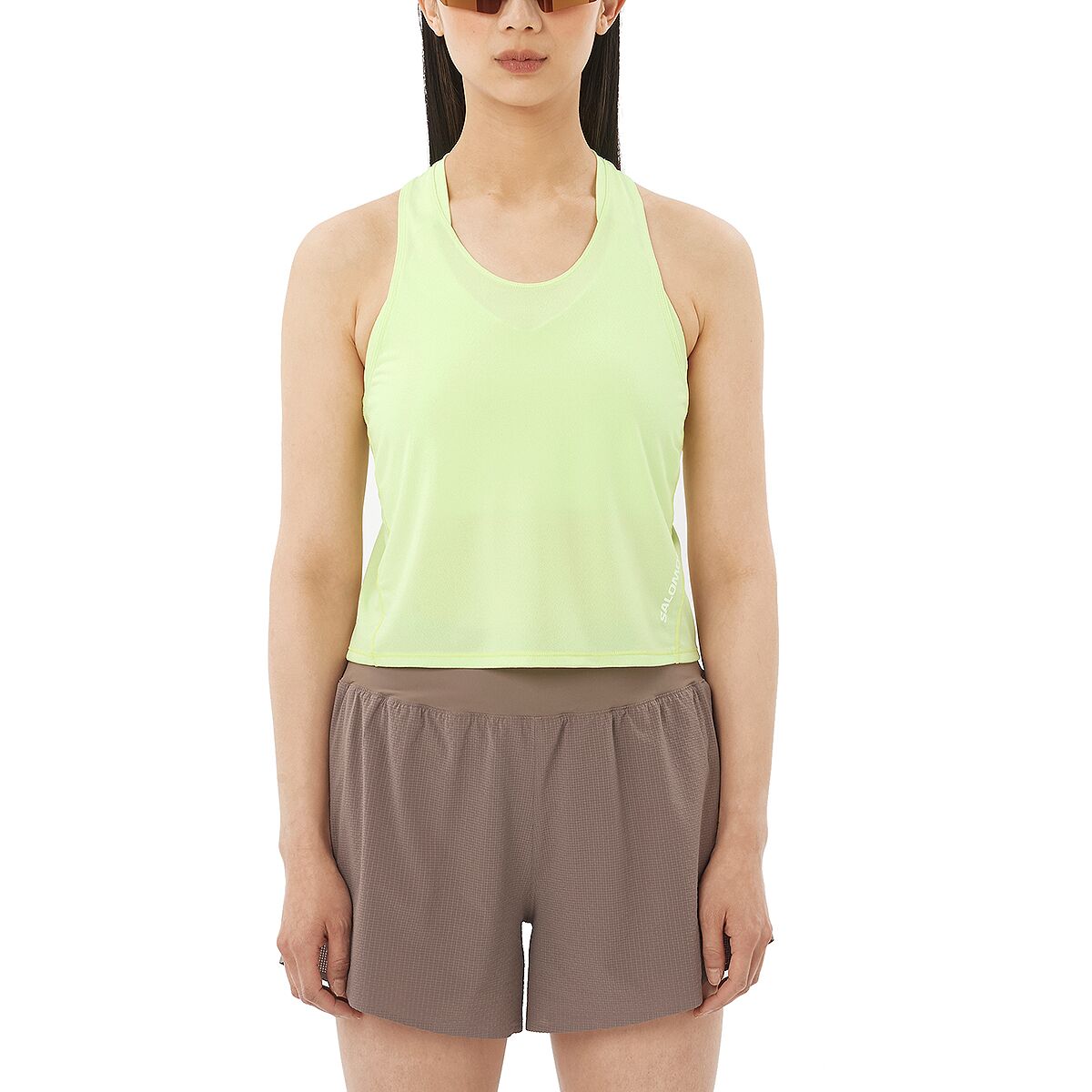 Salomon Salomon Sense Aero Crop Tank Top - Women's Butterfly, M