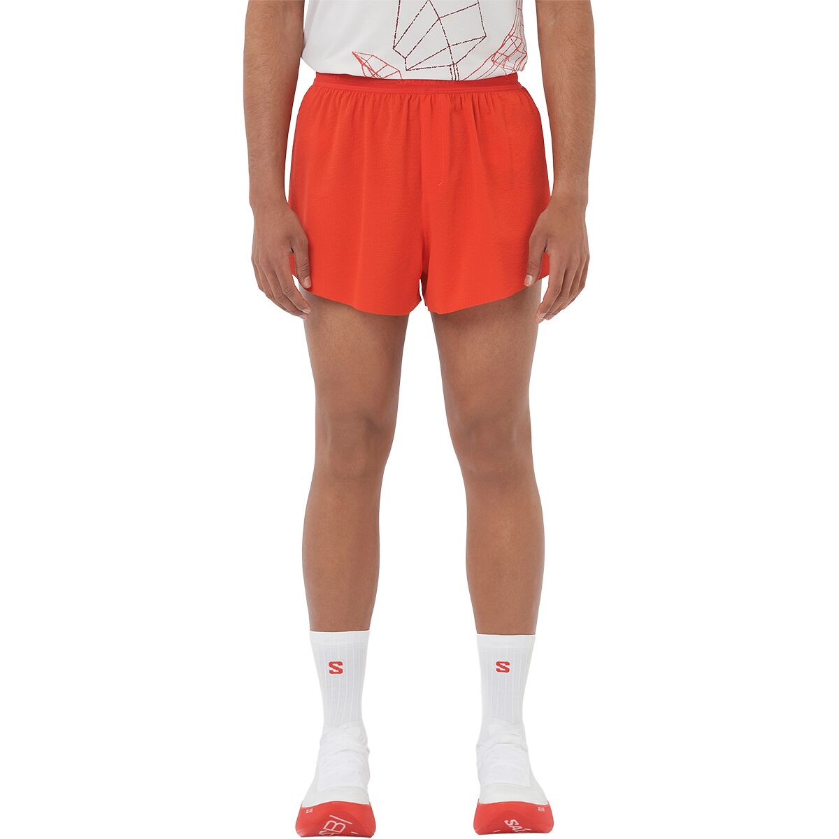 Salomon Salomon Sense Aero Split 3in Short - Men's Fiery Red, S