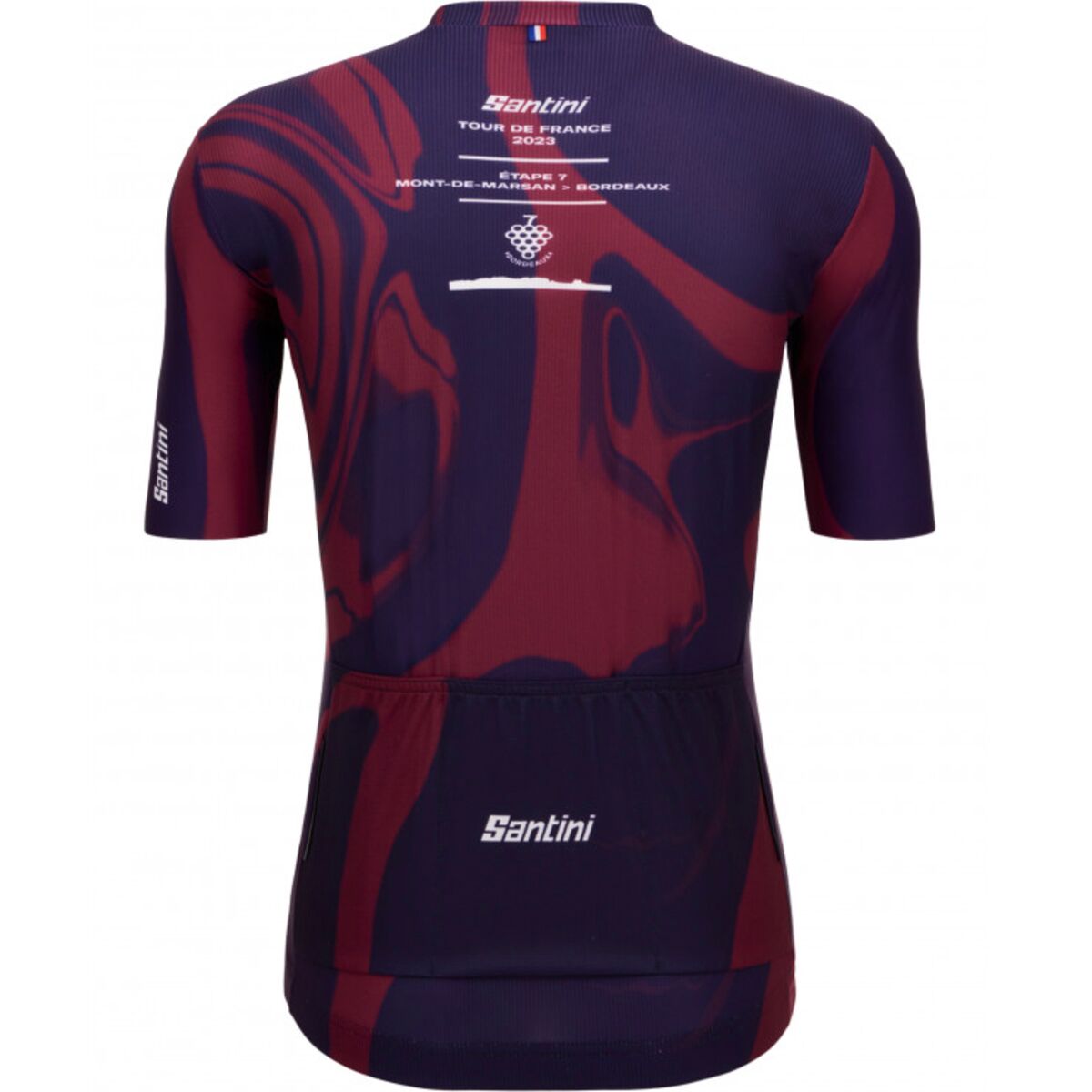 Santini TDF 2023 Official Bordeaux Jersey - Men's - Men