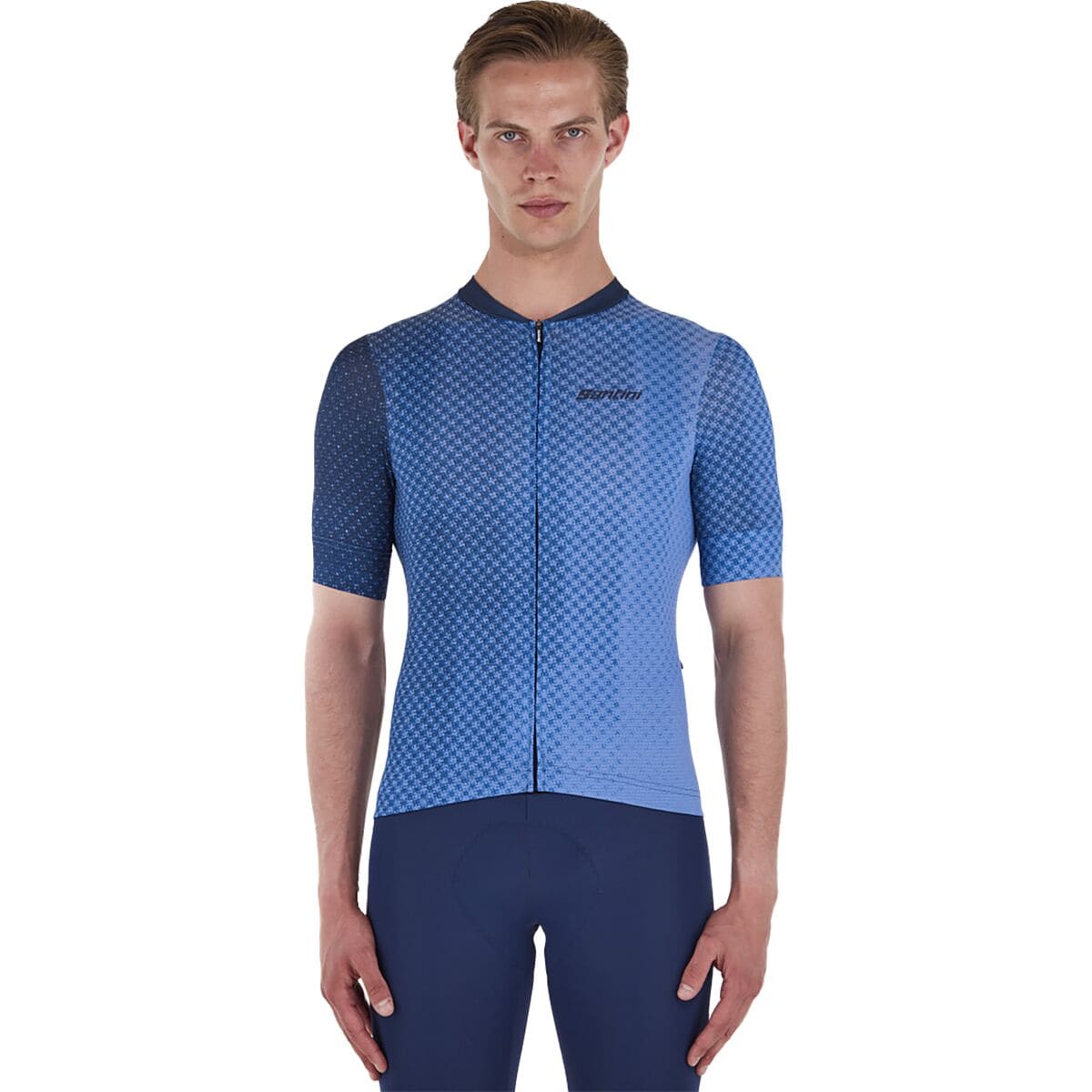 Santini Paws Forma Short-Sleeve Jersey - Men's Blue Nautica, XL
