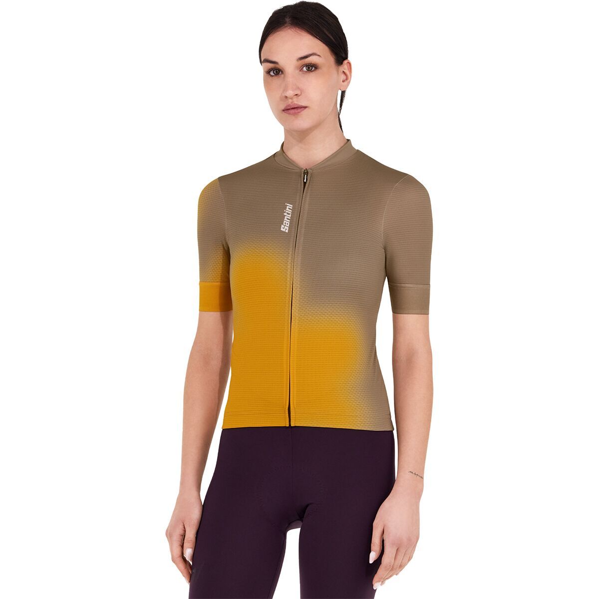 Santini Spot Jersey - Women's Military Green, XS