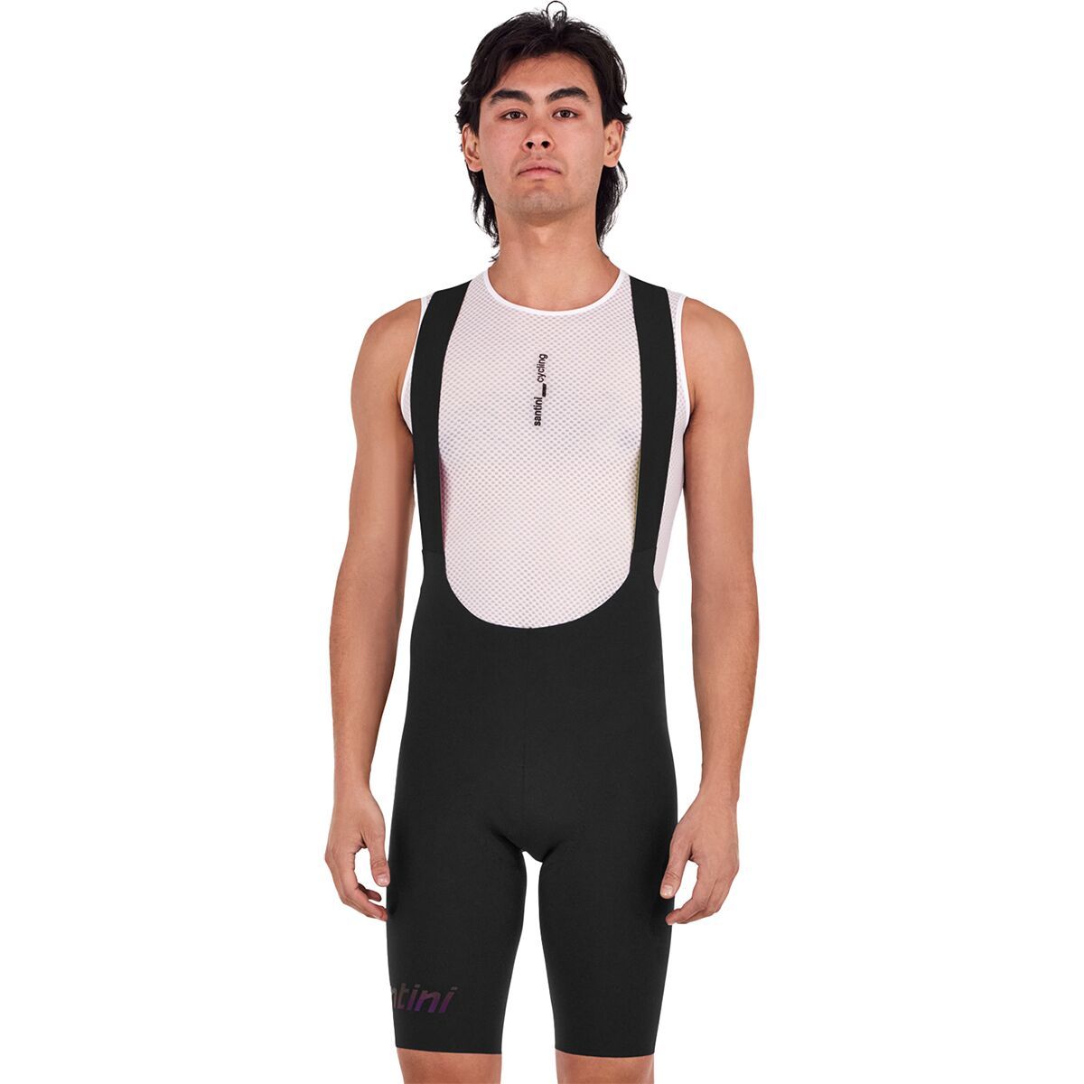 Santini Unico Edge Bib Short - Men's Black, XL