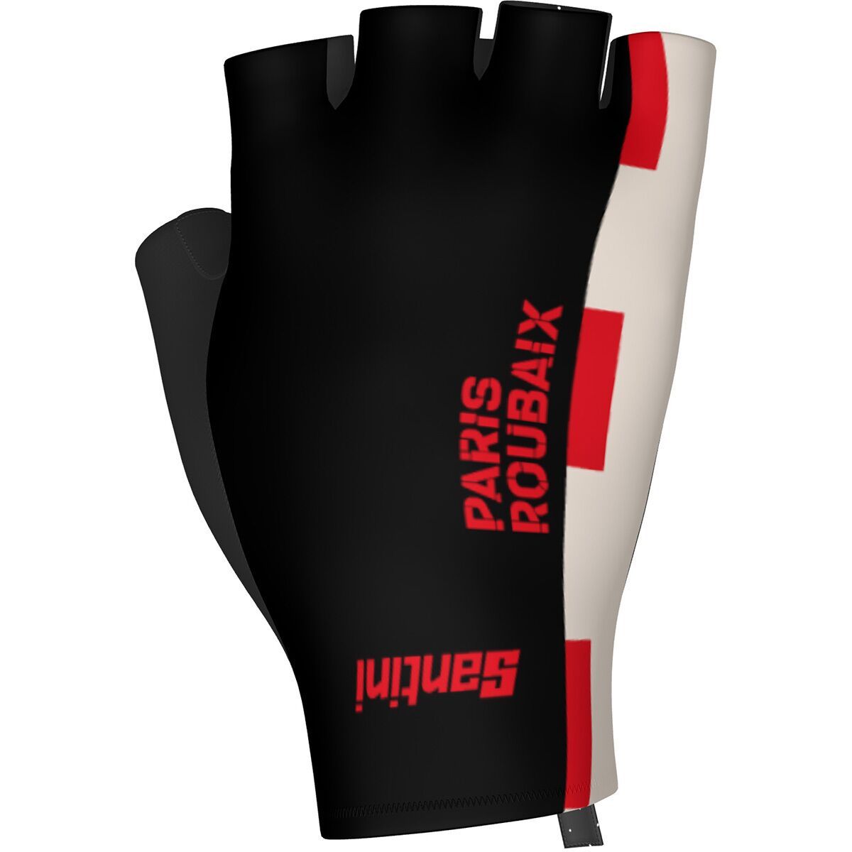 Santini Paris Roubaix Short Finger Glove Paris Print, M - Men's