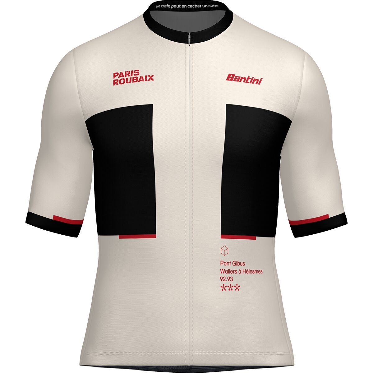 Santini Santini Paris Roubaix Short-Sleeve Jersey - Men's Paris Print, M