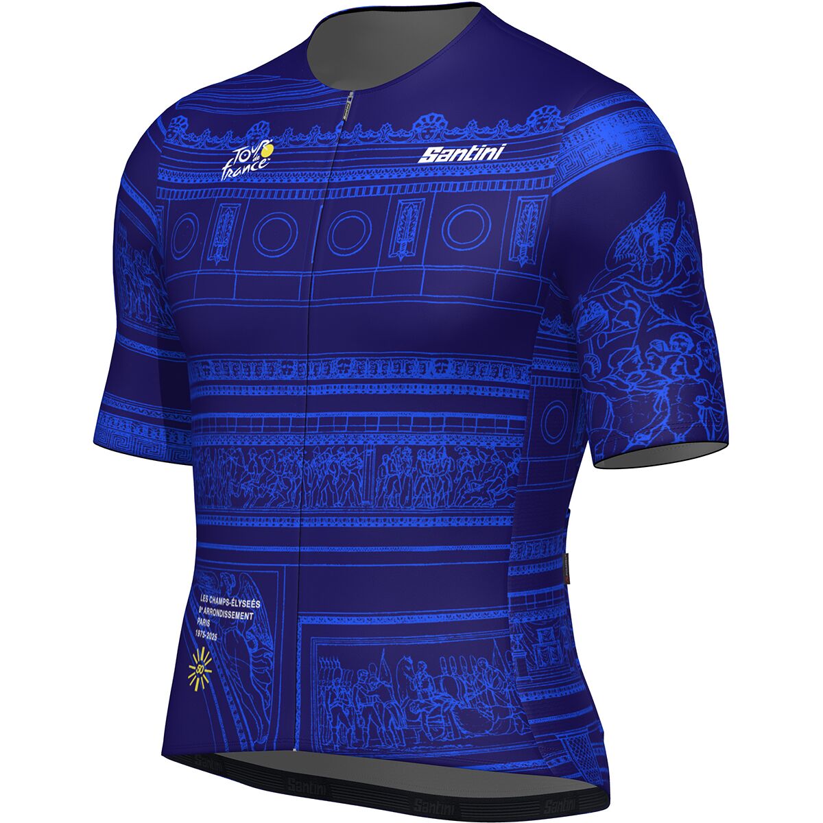 Santini Tdf Arrivee Arc De Triomphe Jersey - Men's - Men