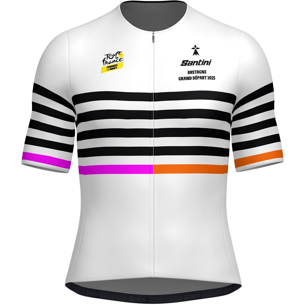 Santini TDFF Grand Depart Bretagne Jersey - Men's Print, L