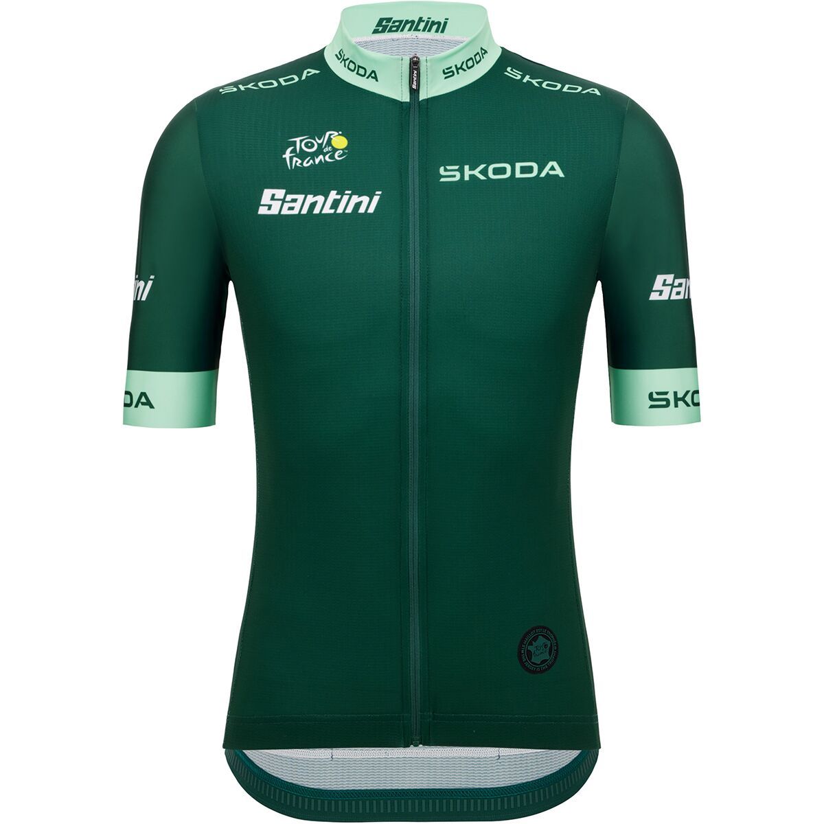 Santini Tour de France Fan Line Green Jersey - Men's Verde, L