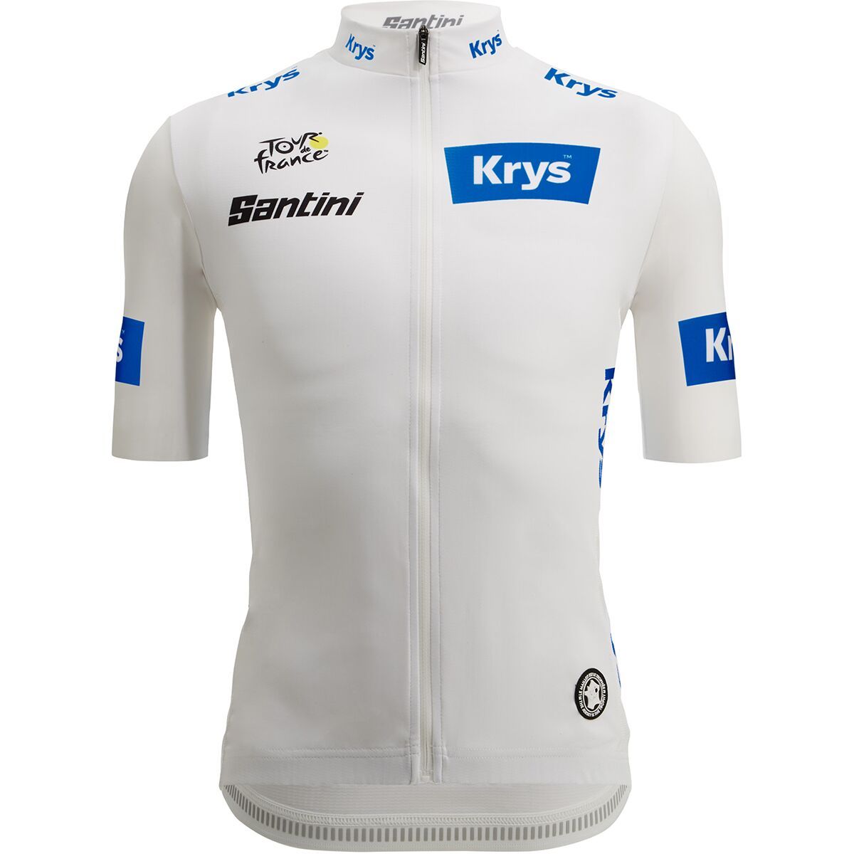 Santini Tour de France Fan Line White Jersey - Men's Bianco, XL