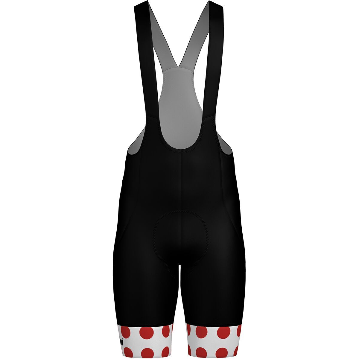 Santini Tour de France Polka Dot Jersey Bib Short - Men's Nero, XL