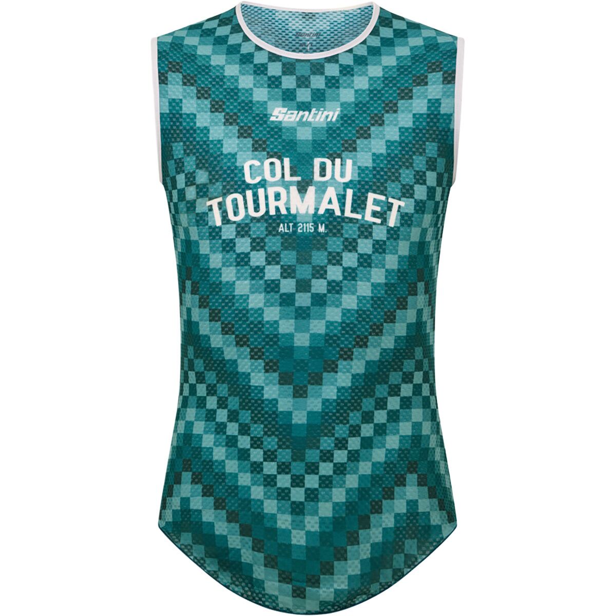 Santini Santini Col de Tourmalet Baselayer - Men's Verde, XL