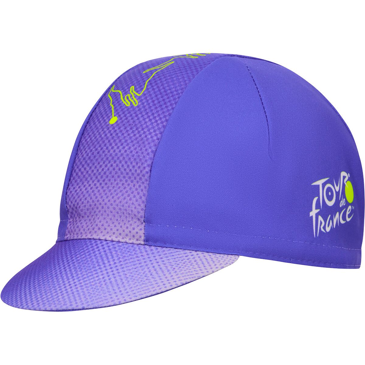 Santini TDF Alpe D'Huez Cycling Cap Lilla/Lilac Purple, One Size