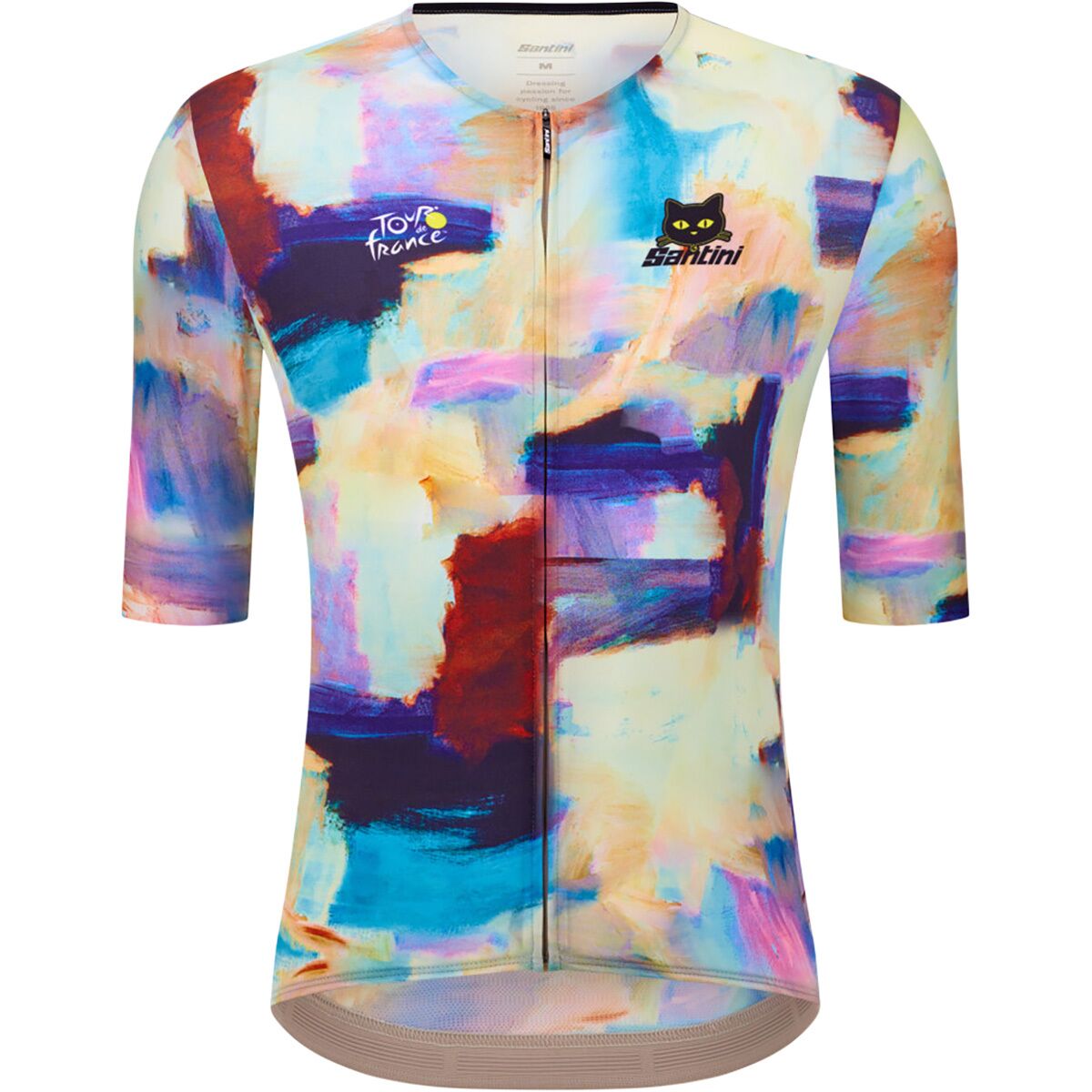 Santini Santini TDF Arrivee Montmartre Short-Sleeve Jersey - Men's Bluette/Light Blue, XL