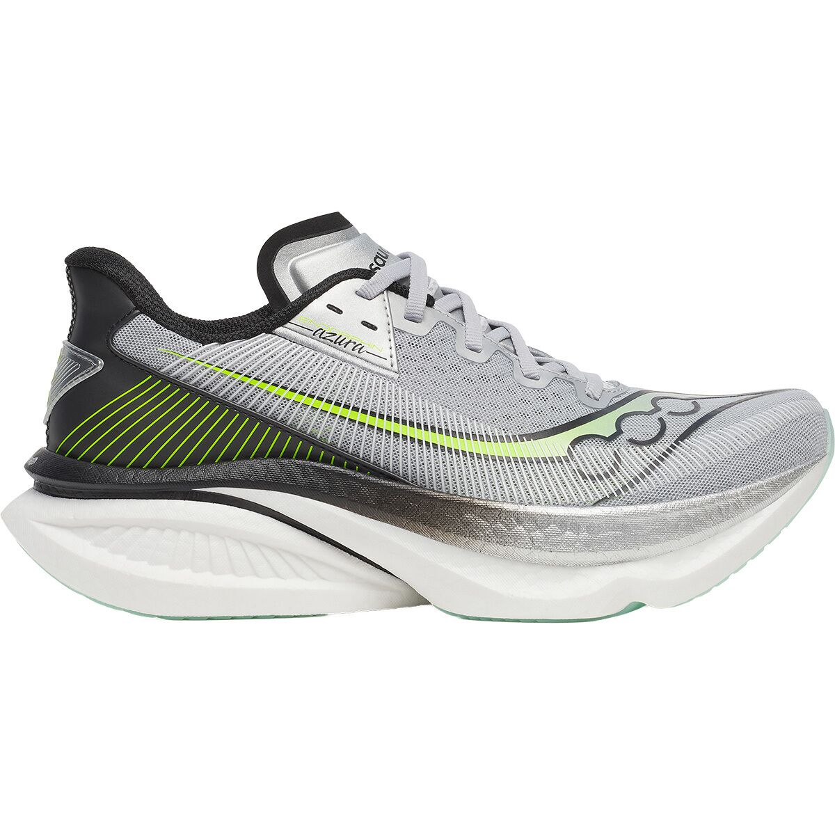 Saucony Saucony Endorphin Azura Running Shoe - Men's Silver/Black, 10.5