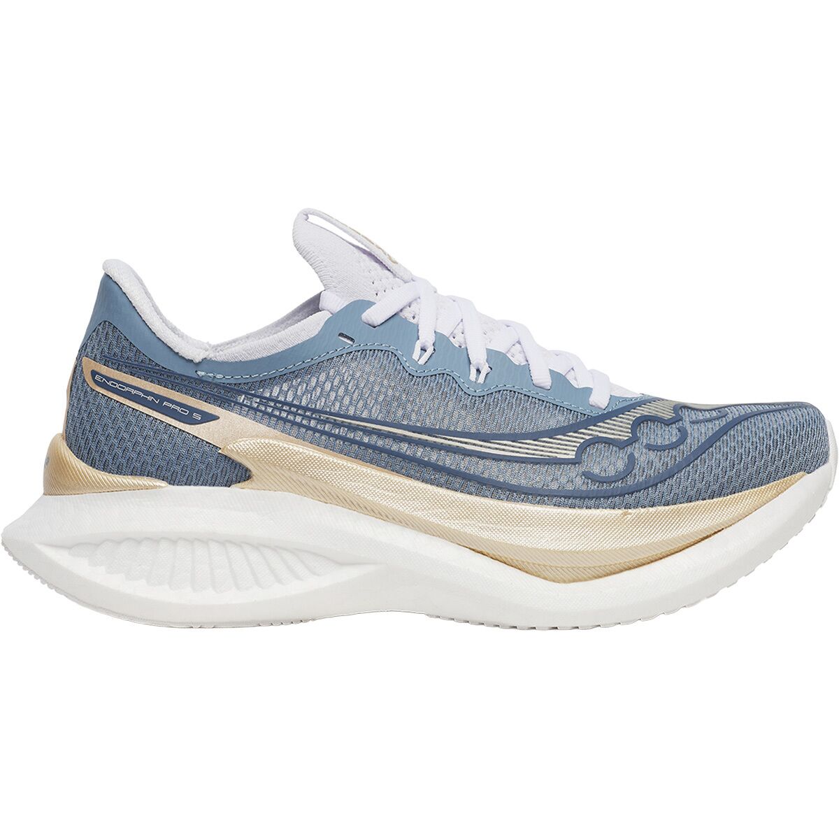 Saucony Saucony Endorphin Pro 5 Running Shoe - Women's Storm/Gilded, 10.0 - $240.00 at Competitive Cyclist