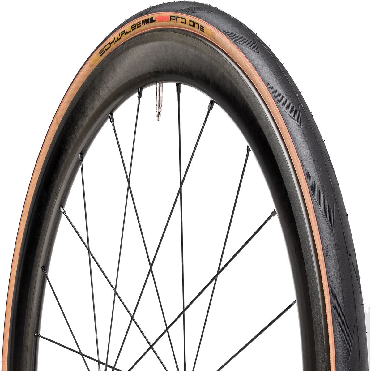 Schwalbe Schwalbe Pro One Evolution Tire - Tubeless Black/Tan, 700x30