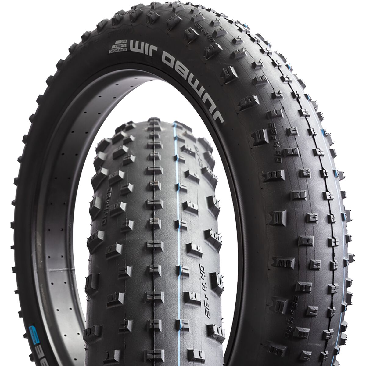 Schwalbe Jumbo Jim Addix Evolution 26in Fat Bike Tire Black, SpeedGrip/Super Ground, 26x4