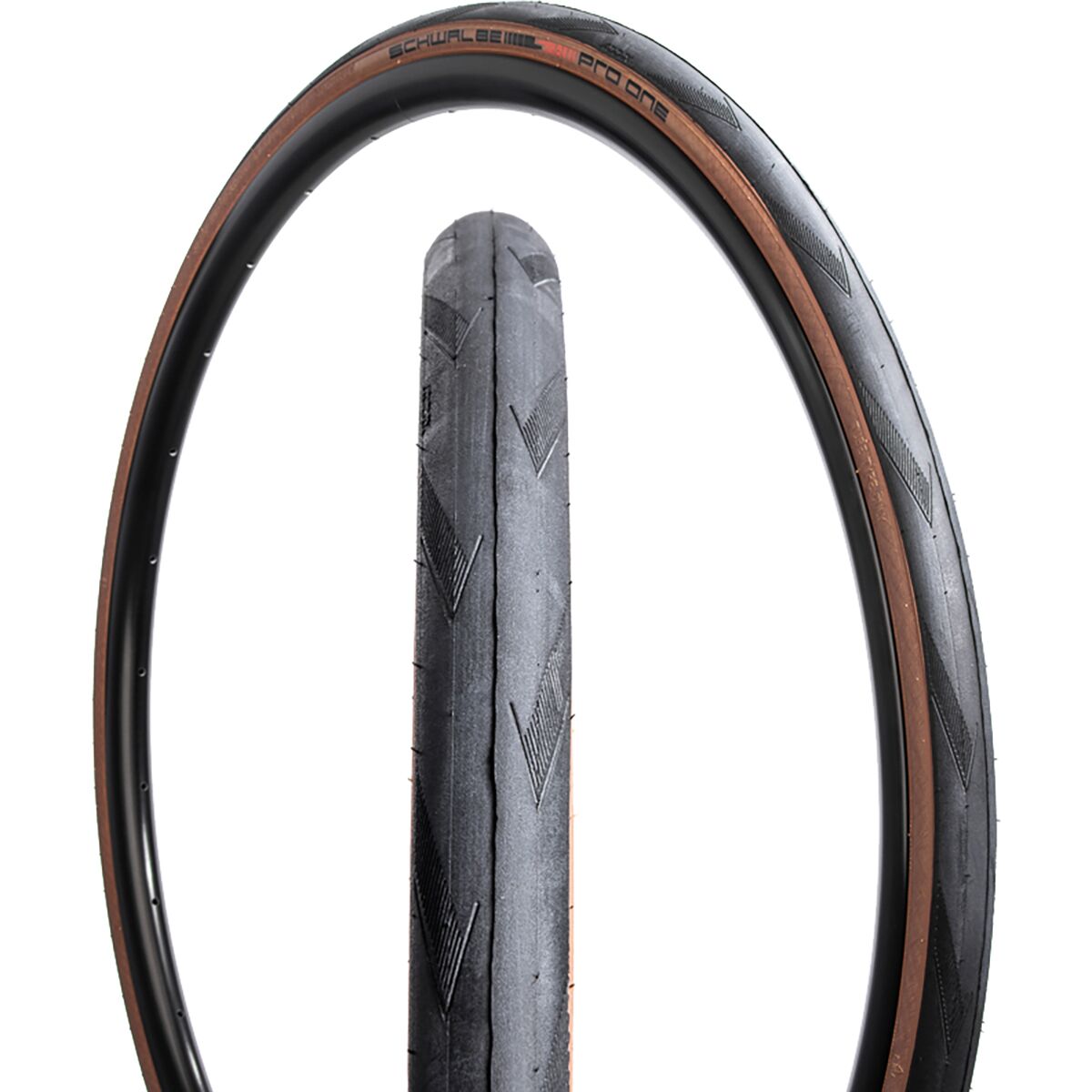 Schwalbe Pro One Addix Evolution Clincher Tire Black/Transparent, 25mm, Race/V-Guard