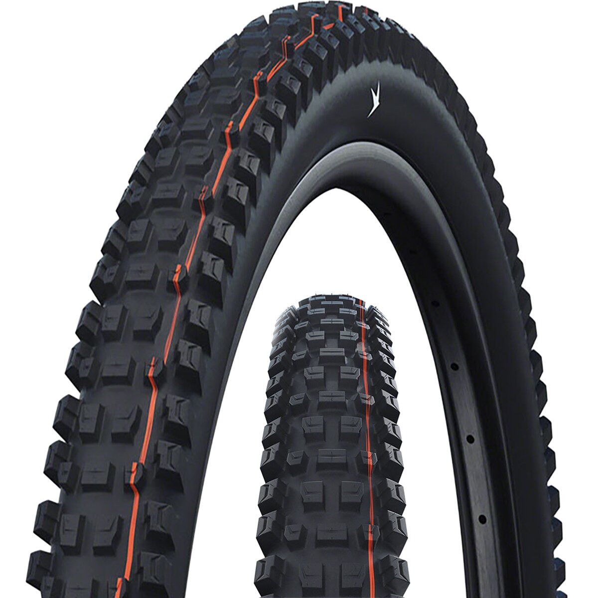 Schwalbe Albert Evolution Tubeless Radial Tire - 27.5in Black, Gravity Pro Addix Soft E-50, 27.5x2.6in
