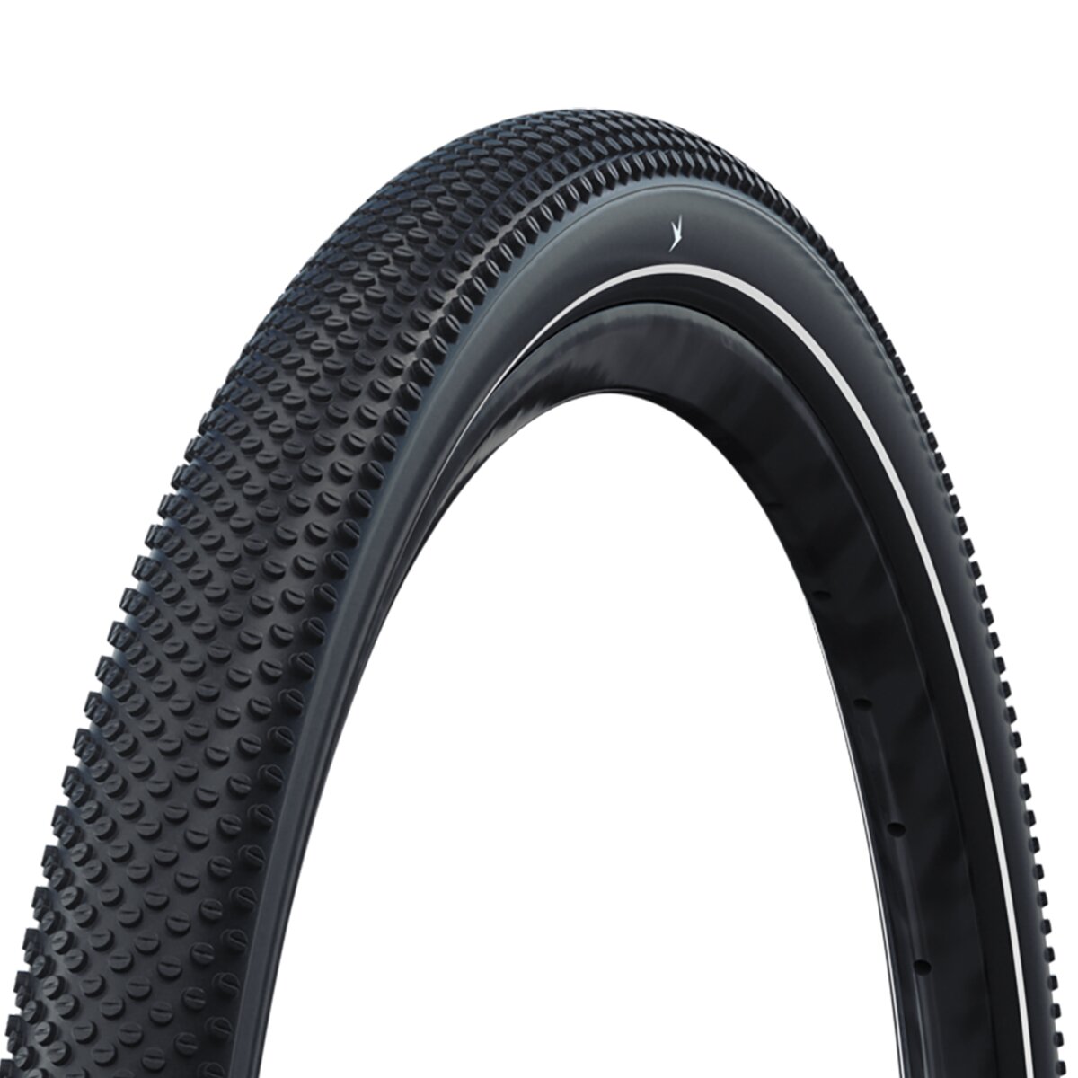 Schwalbe G-One Allround Performance Tubeless Tire - 29in Black/Reflective, 700 x 40