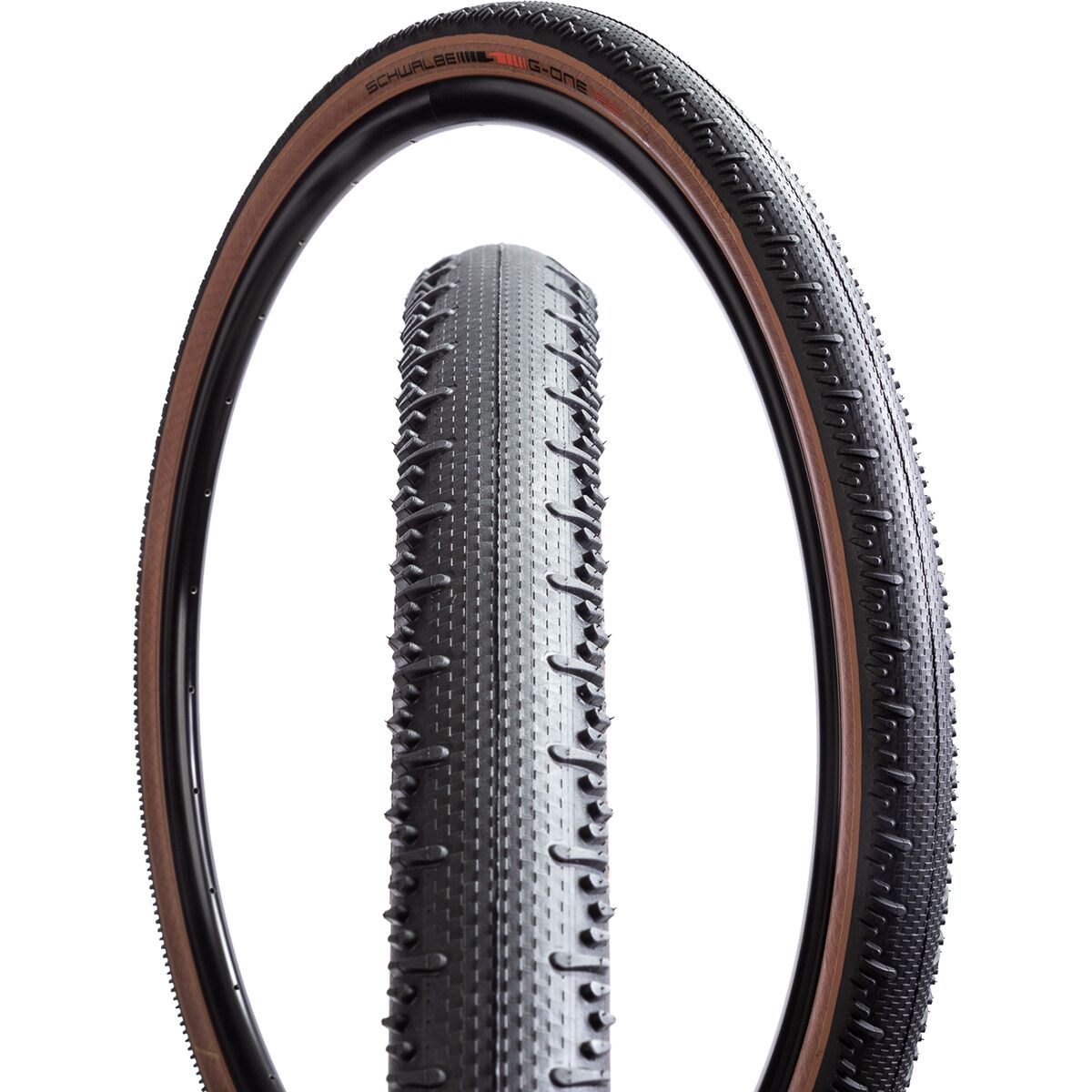Schwalbe G-One RS Evolution Tubeless Tire - 700c Black/Transparent, Pro Addix Race, 700x50mm