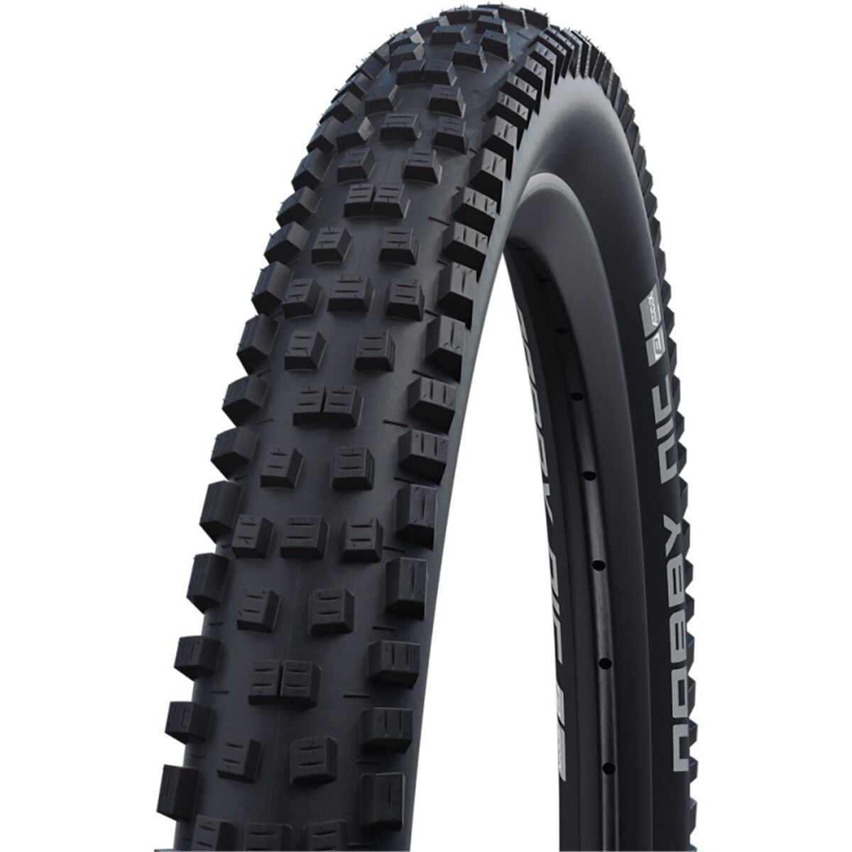 Schwalbe Nobby Nic Performance Tubeless Tire - 27.5in Black, RaceGuard Addix Double Defense, 27.5x2.35in