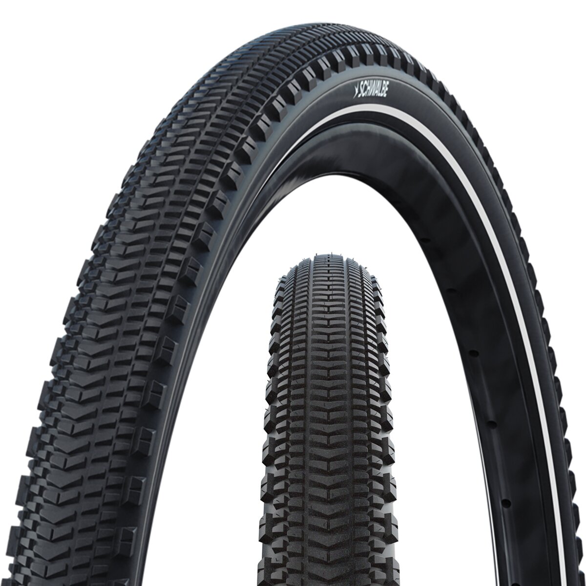 Schwalbe G-One Overland Performance Tubeless Tire - 700c Black, 700x45