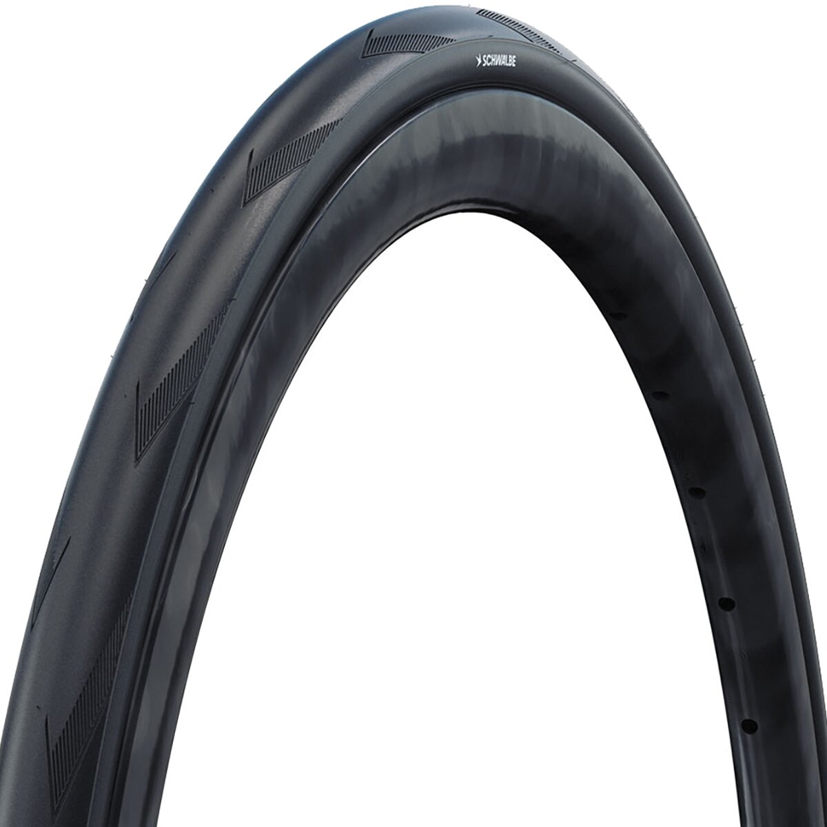 Schwalbe Schwalbe Pro One Aero Evolution Tire - Tubeless Black, RaceGuard Addix Race Front, 700x28