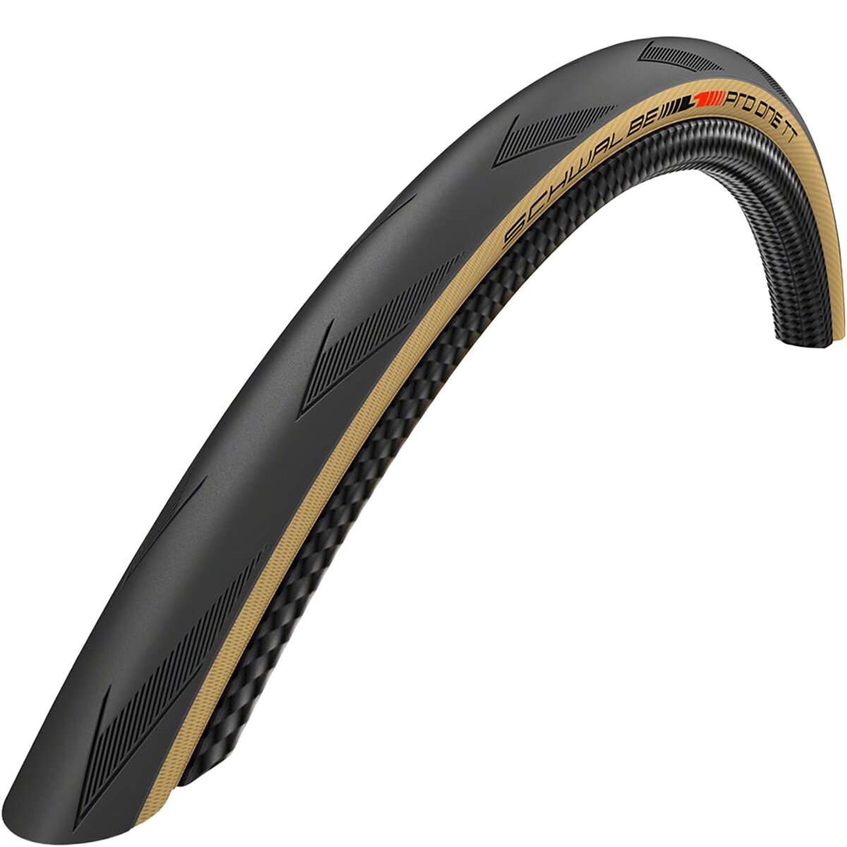 Schwalbe Schwalbe Pro One TT Evolution Tire - Tubeless Black/Tan, Addix Race, 700x28