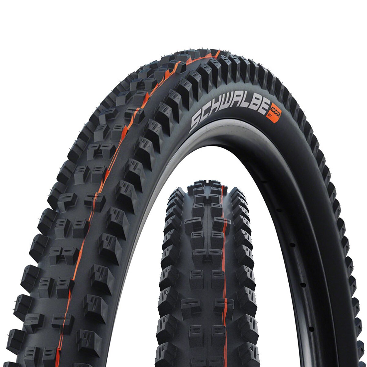 Schwalbe Tacky Chan Evolution Tubeless Tire - 29in Black, Super Trail Addix Ultra Soft E-50, 29x2.4in