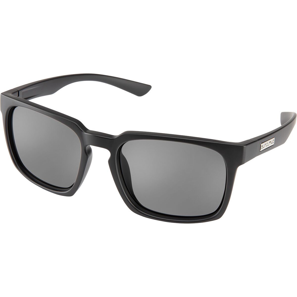 Suncloud Polarized Optics Suncloud Polarized Optics Hundo Polarized Sunglasses Matte Black/Polarized Gray Green, One Size - Men's
