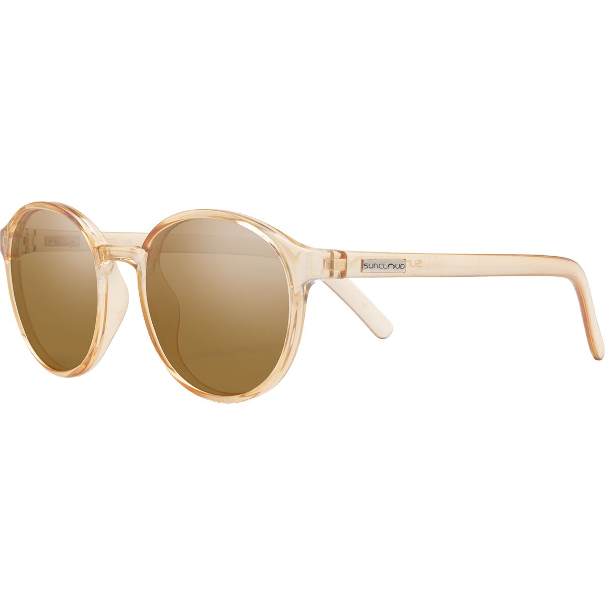 Suncloud Polarized Optics Suncloud Polarized Optics Low Key Polarized Sunglasses Crystal Peach/Polarized Brown, One Size - Men's