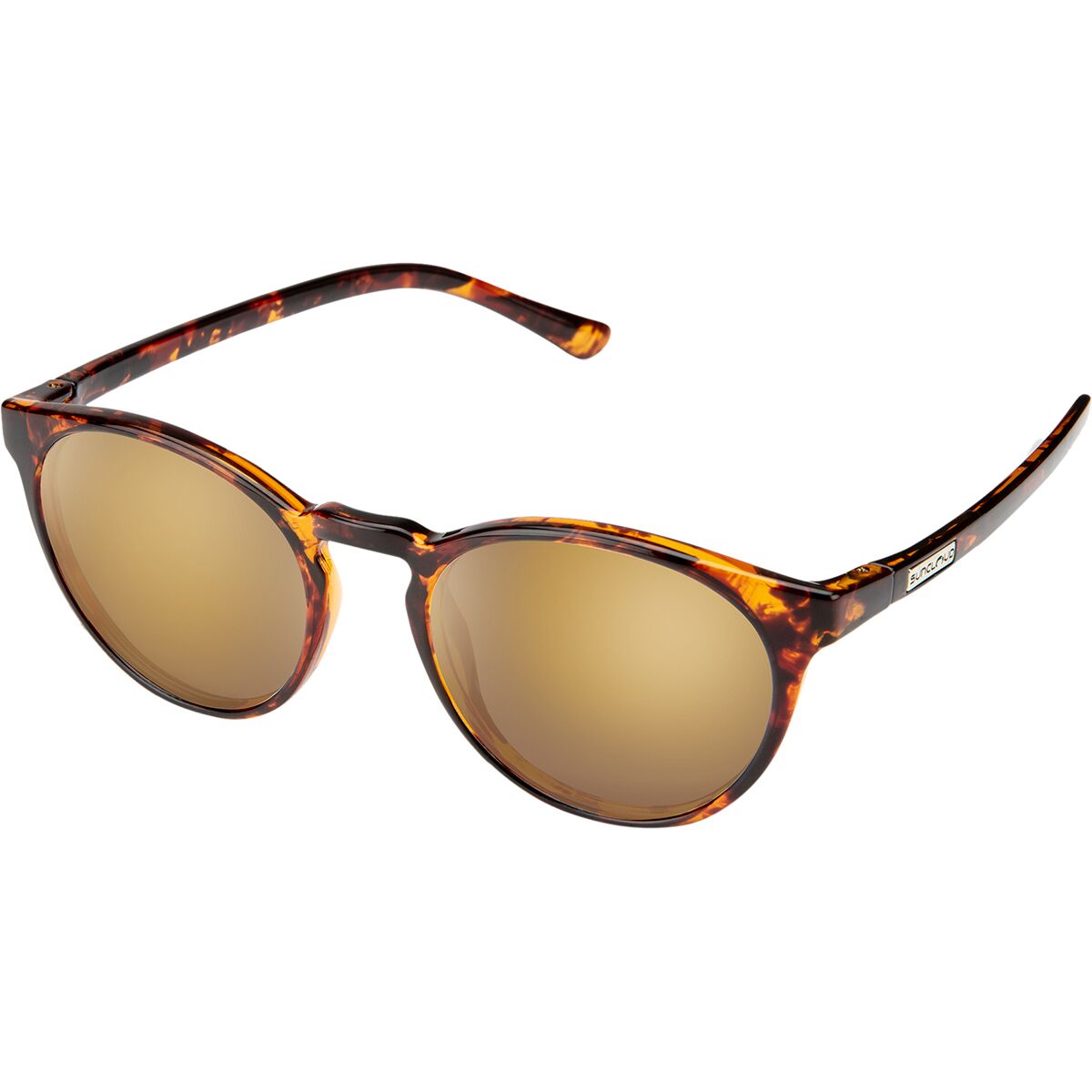 Suncloud Polarized Optics Suncloud Polarized Optics Metric Polarized Sunglasses Tortoise/Polarized Sienna Mirror, One Size - Men's