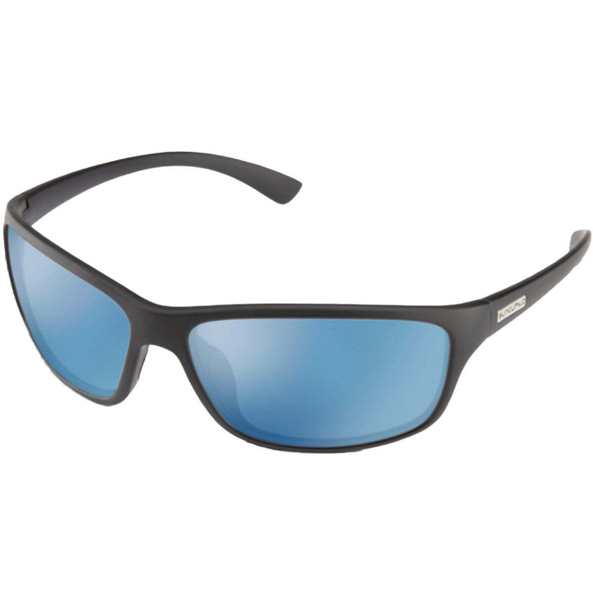 Suncloud Polarized Optics Suncloud Polarized Optics Sentry Polarized Sunglasses Matte Black/Polarized Blue Mirror, One Size - Men's