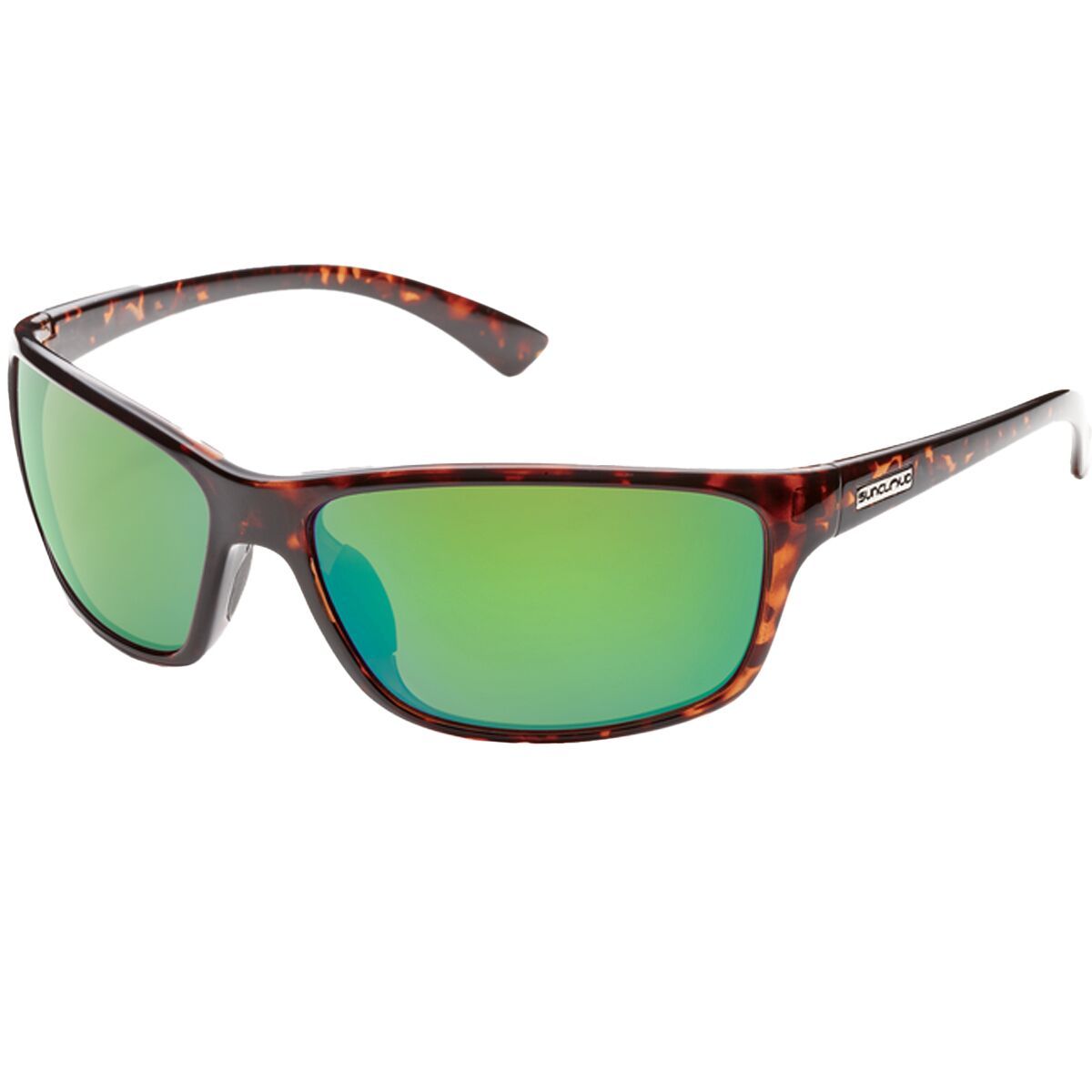 Suncloud Polarized Optics Suncloud Polarized Optics Sentry Polarized Sunglasses Tortoise/Polarized Green Mirror, One Size - Men's