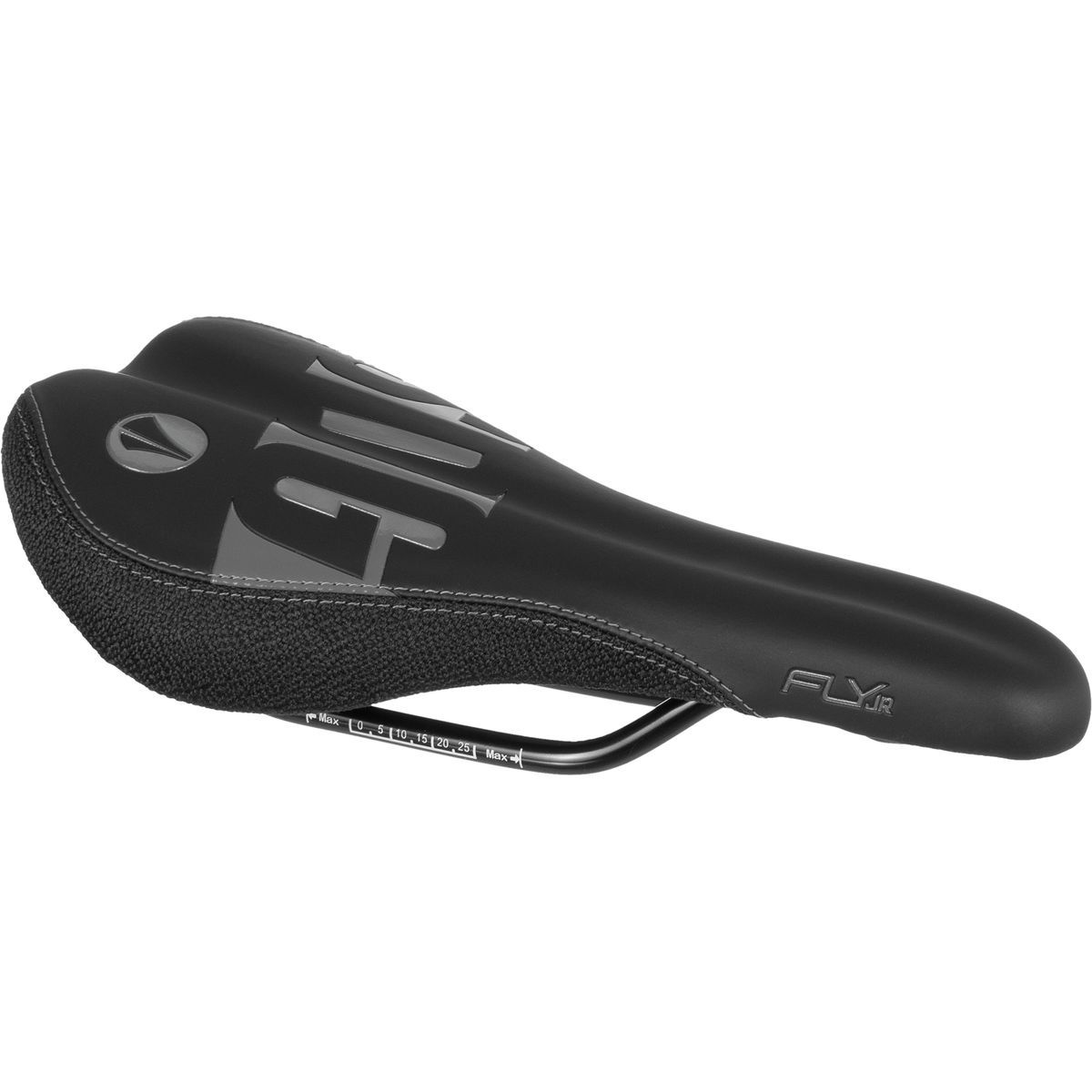 SDG Components Fly JR Steel Saddle Black/Black, One Size